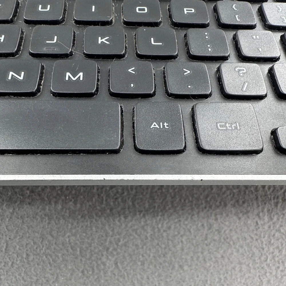 Dell Logitech Keyboard KM714 Wireless Black Slim Chiclet Multimedia Keys Office